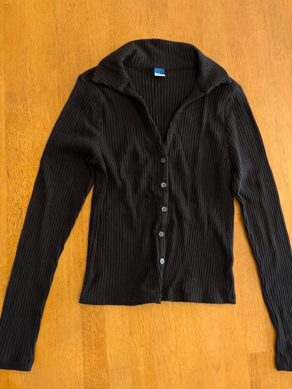 Old Navy Black Button-Up Cardigan Small